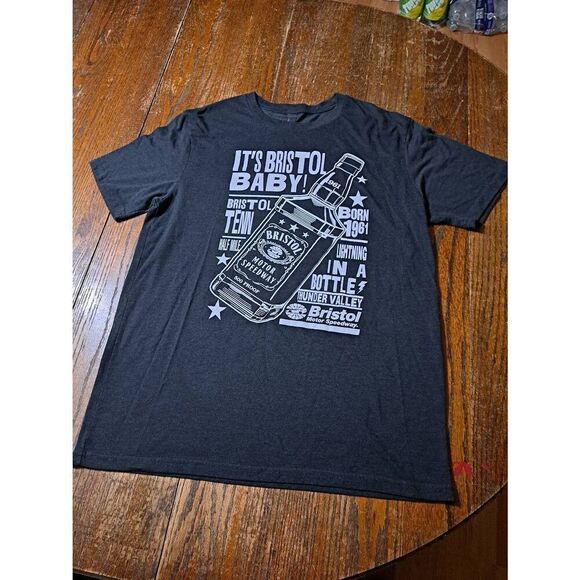 Large District Perfect Tri Black White Its Bristol Baby Short Sleeve Tee Tshirt - Picture 1 of 3
